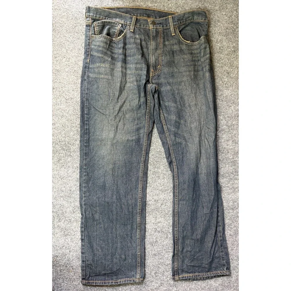Levi's 559 Jeans Mens 36x40 Dark Wash Blue Denim